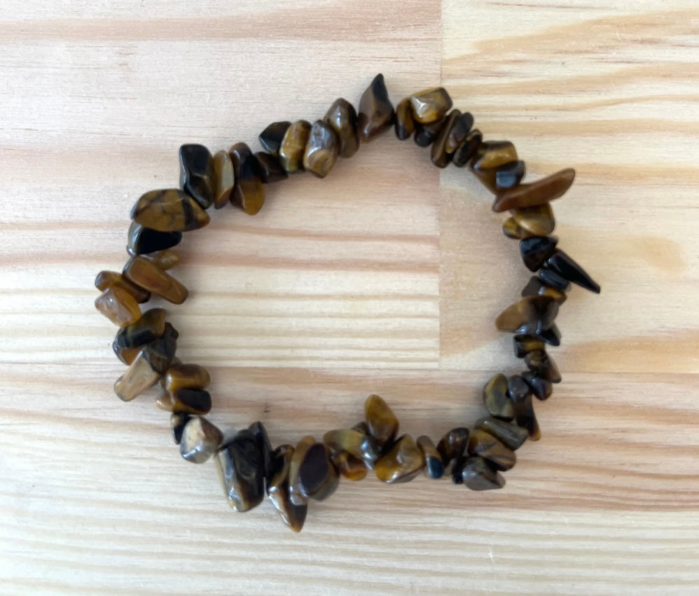 Tigers Eye Chip Bracelet