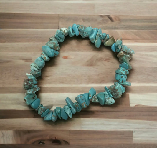 Turquoise Chip Bracelet