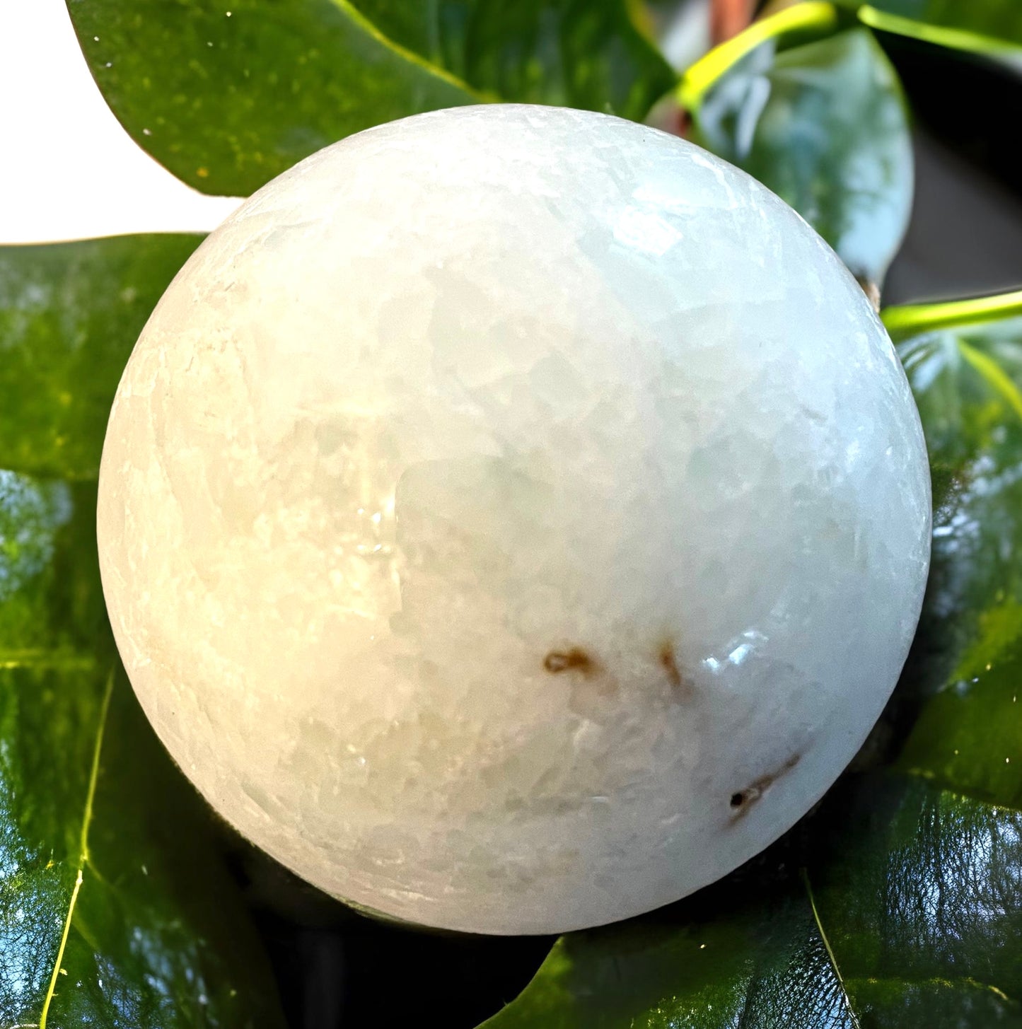 Blue Aragonite Sphere